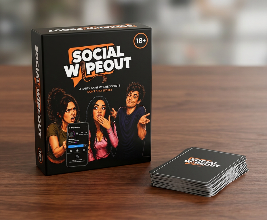 Social Wipeout box and cards
