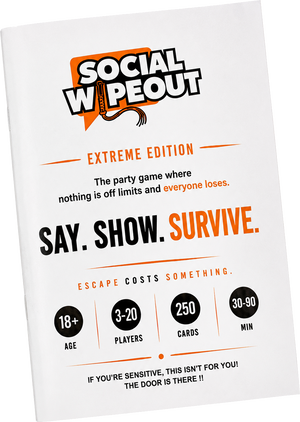 Social Wipeout rulebook