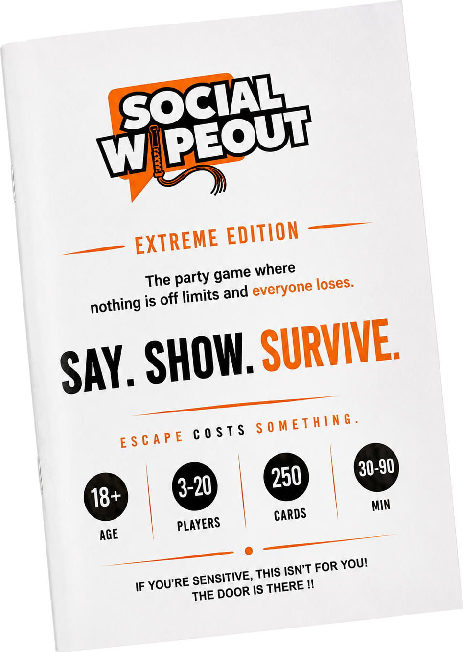 Social Wipeout rulebook