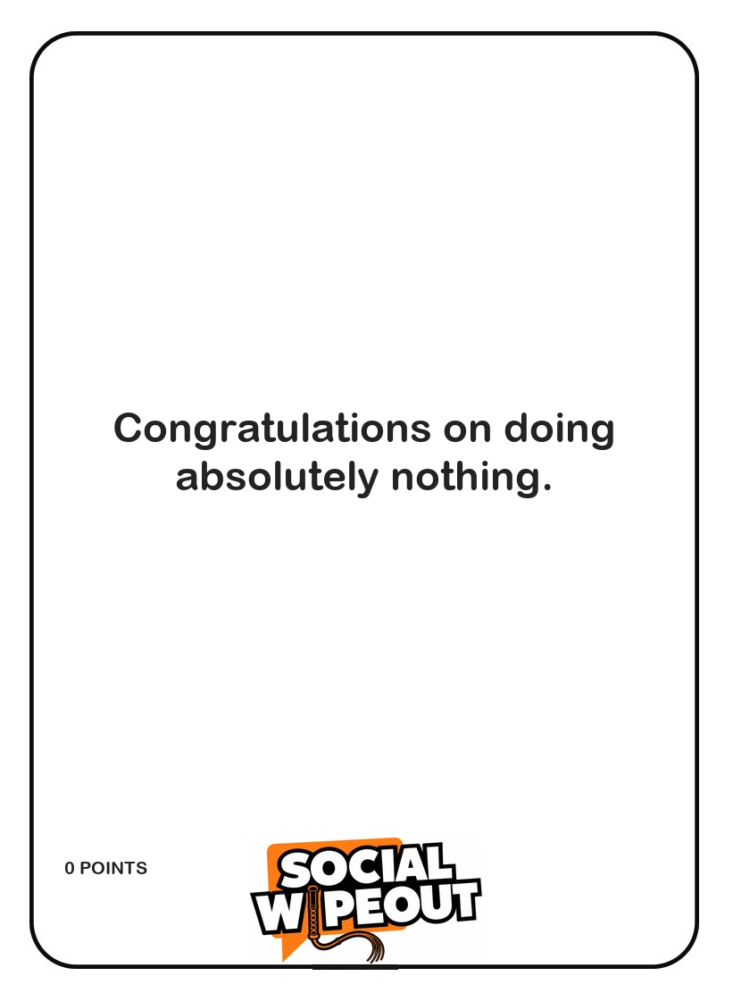 Sample Safe card